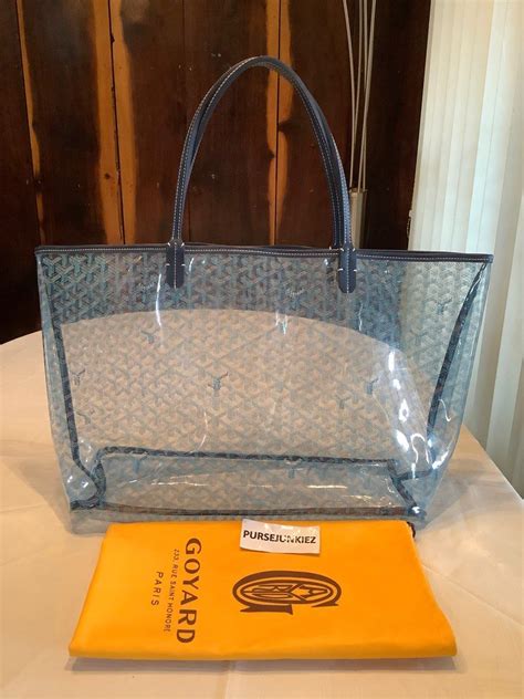 goyard transparent p|goyard tote bag.